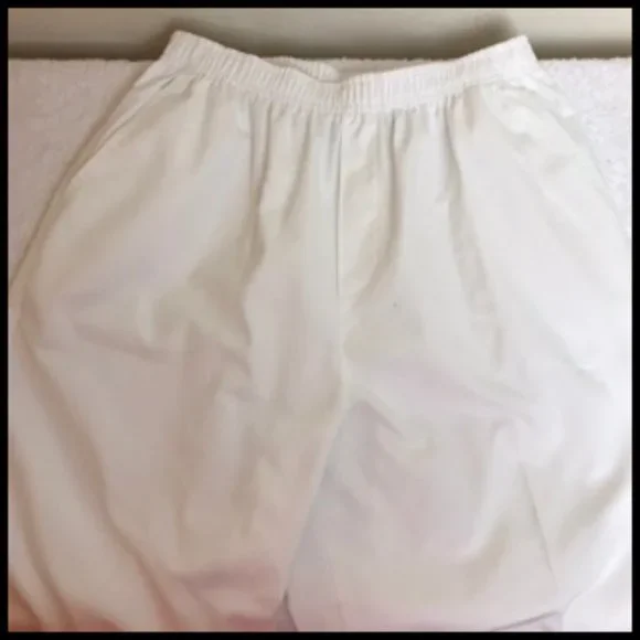 Cabin Creek Casual Cotton Blend Elastic Waist Slacks With Pockets Size 12 - Picture 6 of 8